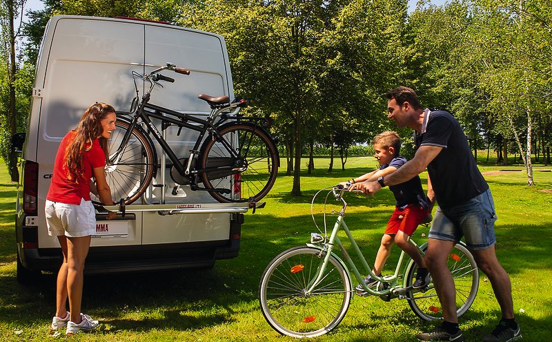 FIAMMA Carry Bike for VW Crafter with load capacity up to 50kg