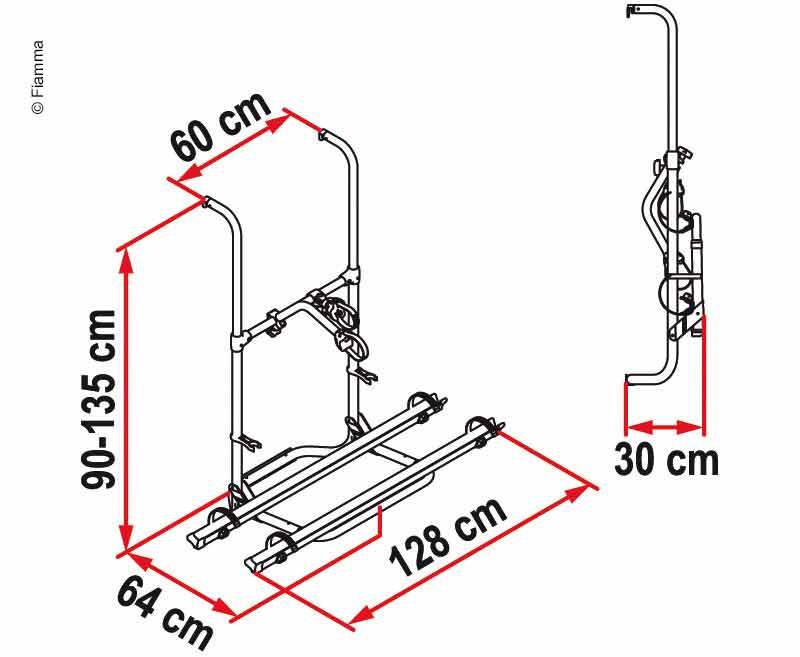 Fiamma Bike Rack Carry Bike Pro Hymner fr 2 Bikes
