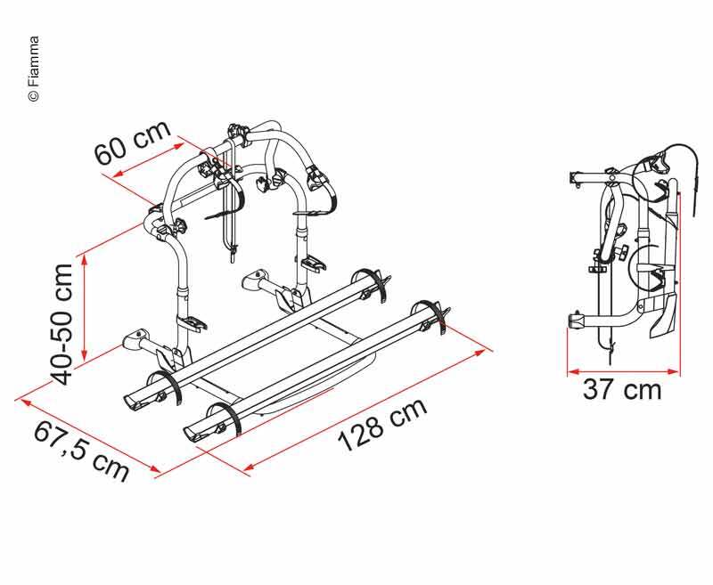Fiamma Bike Rack ProC Knaus for 2 Bikes
