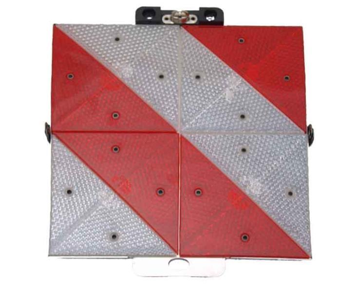 Park-warning sign 28,5x28,5, fold away