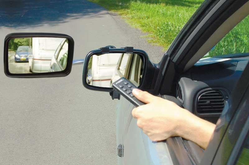 Clip-on mirror electrical adjustable, set of 2