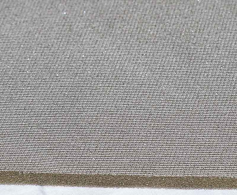 Foam laminated 8mm in beige/grey