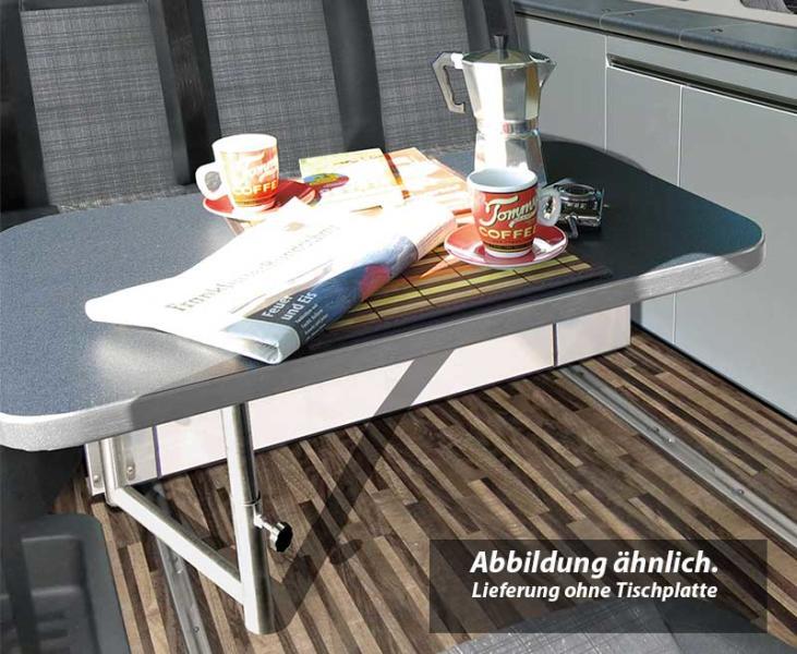 Stainless steel swivel table holder