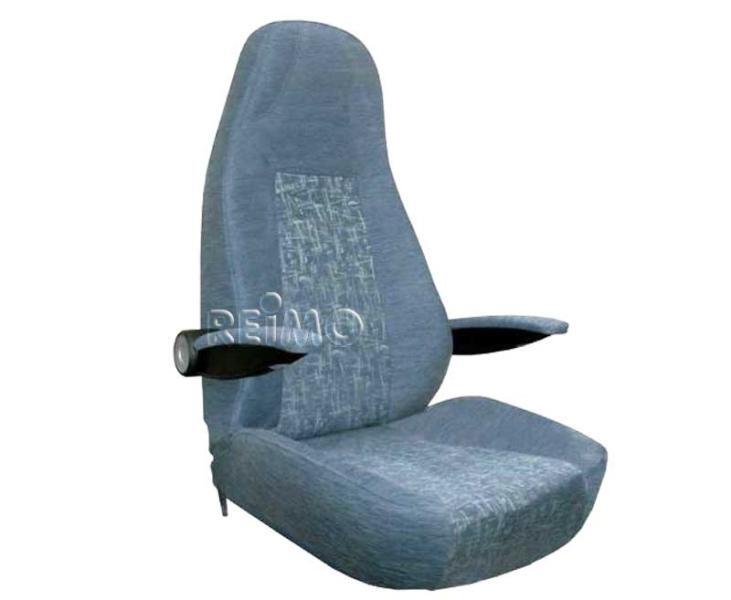 Pilot seat 747 right( Beif.Seite ) blue incl. slide rails