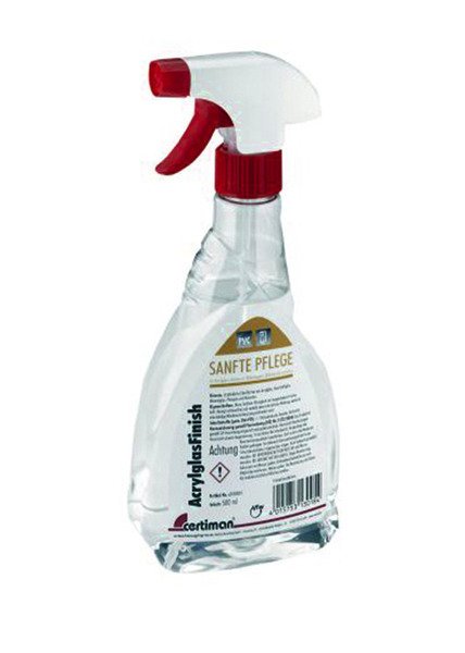 Certiman acrylic glass finish 500ml pump spray bottle