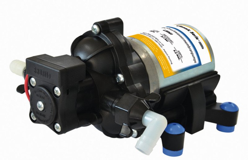 Veepump Shurflo Whisper King 10L, 2,6 bar, 12 V, 3,5 A, veevooliku ühendus 10mm