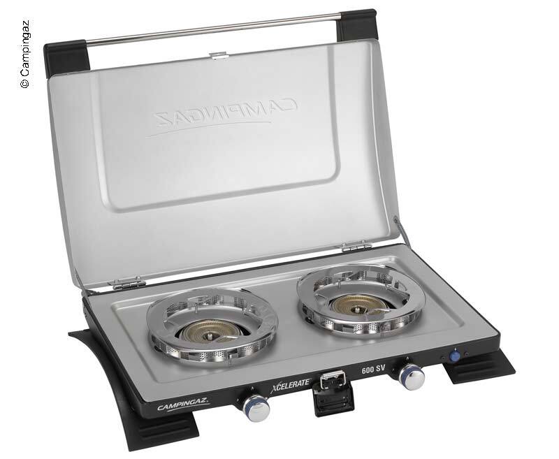 Xcelerate cooker 600SV,2 flame,with ignition protection,optimized feet