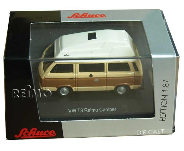 modelcar VW T3 Bus Camper, Reimo with high roof