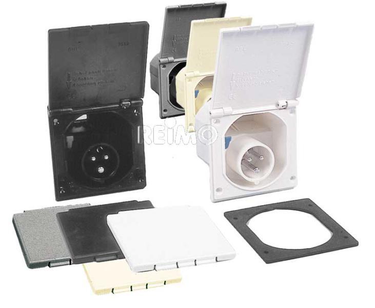 CEE input plug cover loose