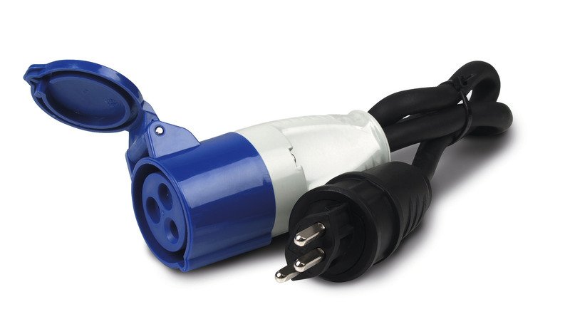 CEE-Adapter cable with plug Switzerland, 1,5m long, H07RN-F 3x2,5mm²