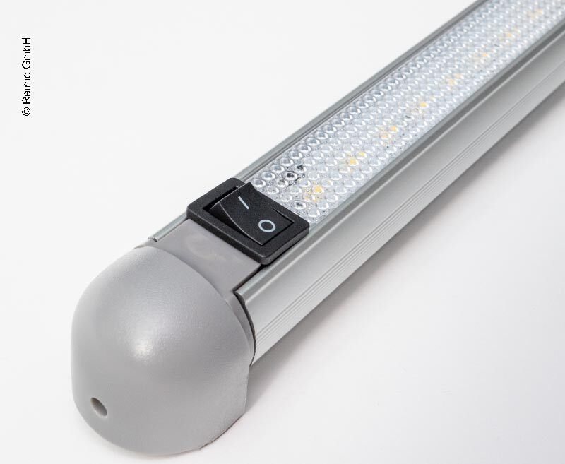 LED 12V aluminium line light, 9 SMD LED, tiltable, 1,5 Watt, 144 Lumen