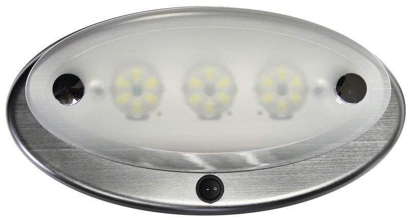 LED 12/24V 9W 126x246x37m incl. blue nightlight