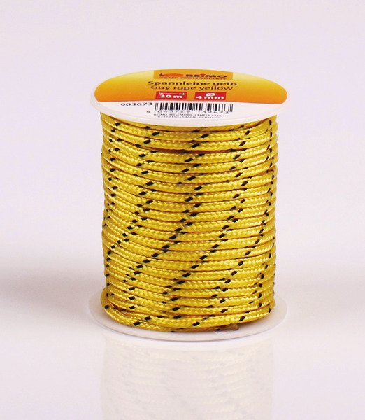 Tensioning rope yellow 20m Ø4mm