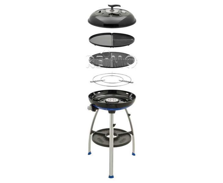 Gaasigrill CarriChef 2, must, 30 mbar