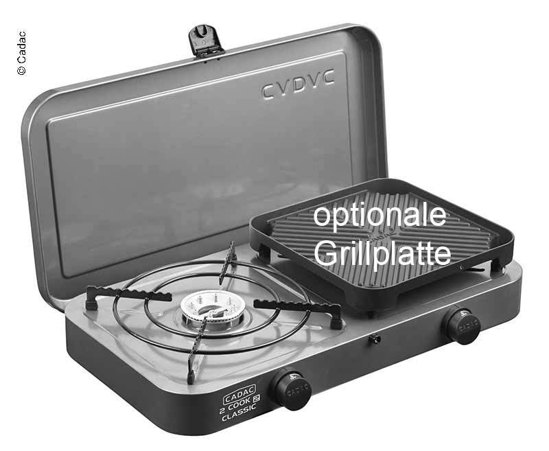 2-Cook Classic 2-burner cooker/grill 50mbar, 2 burners