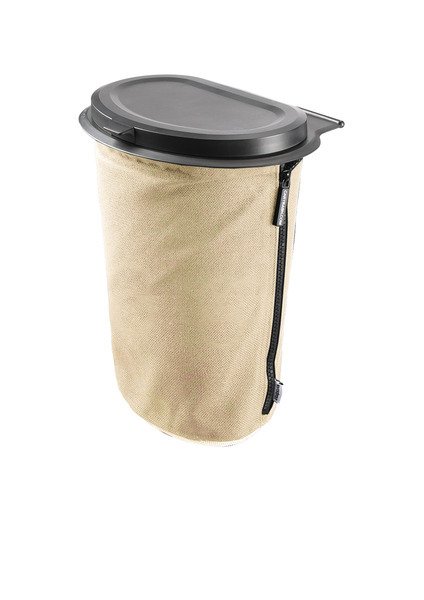 Flextrash milling bucket, 5 litres, cream-beige