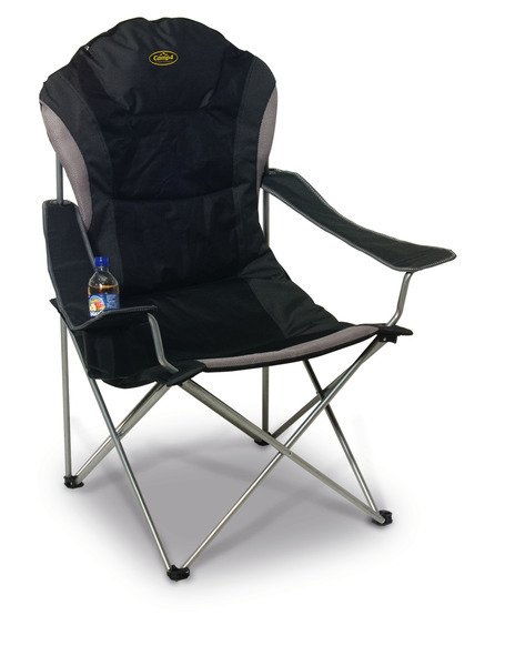Folding Camping Chair, TOBAGO Camp4, black/grey