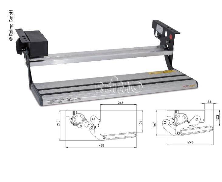 Electrical step 12 Volt, 50 cm wide
