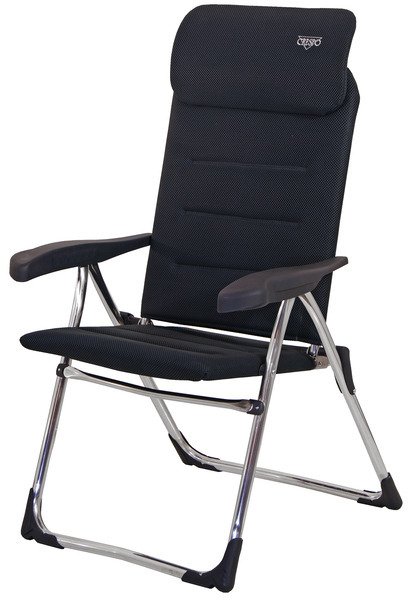 Aluminium Camping Chair, Compact Crespo, grey