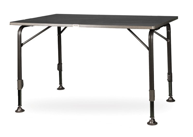 Camping table MODERNA 120x80cm, plastic tabletop, weatherproof