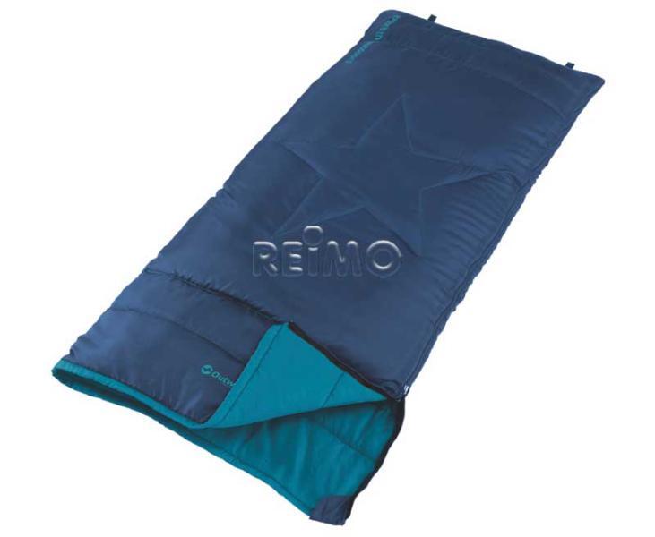 Rectangular sleeping bag Cave Kids blue, 150x70cm