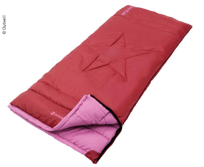 Ceiling sleeping bag Cave Kids red, 150x70cm