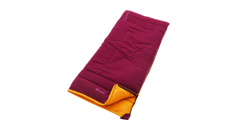 Kids Sleeping Bag, CHAMP Kids, 150x70cm, red