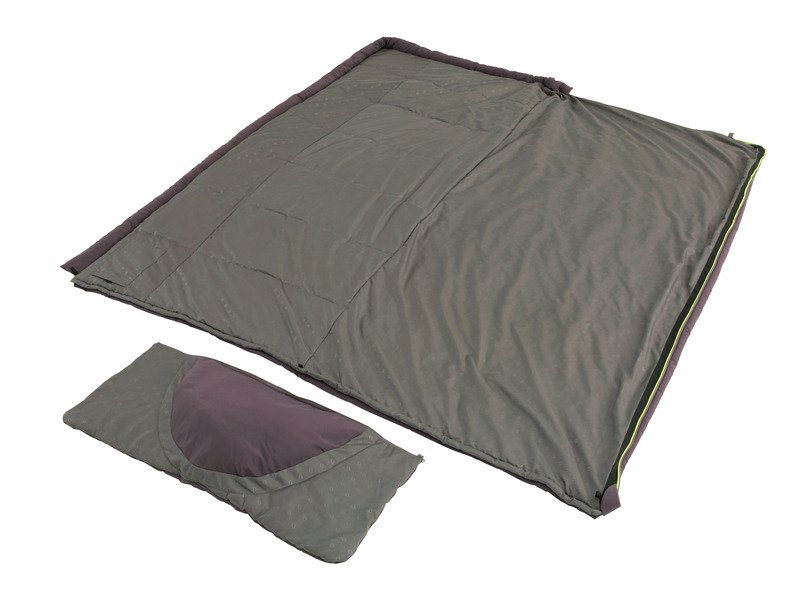 Ceiling sleeping bag Contour Dark Purple, 220x85cm, integrated pillow