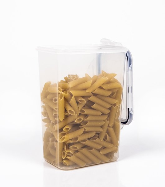 Storage can and food storage can, transparent with lid