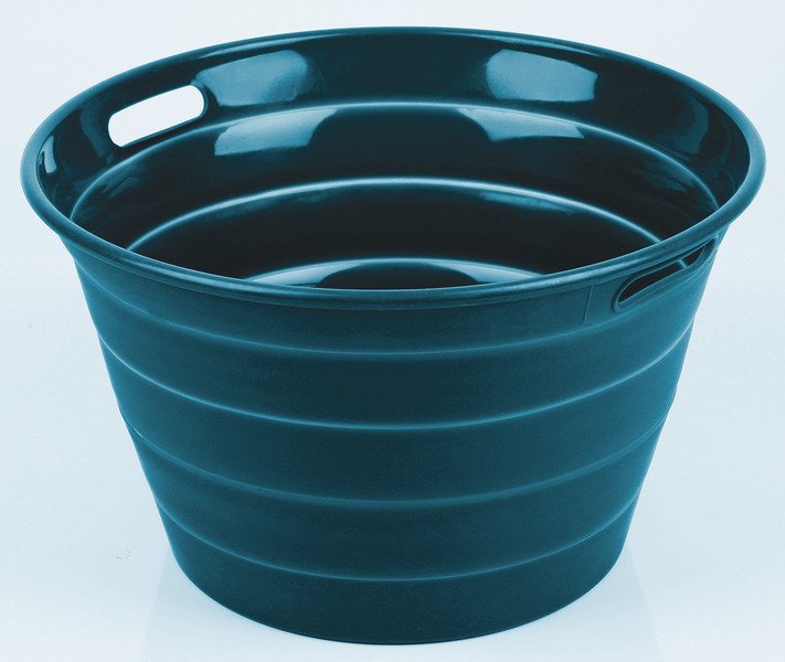 Ämber 16L, kokkupandav, silikoon,  ø37cm, H 5/22cm, värv petrool