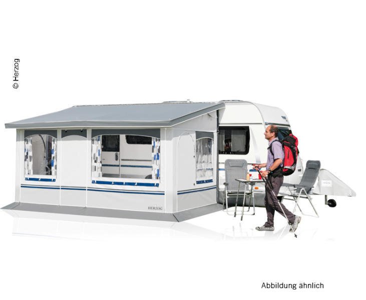 Partial tent St. Moritz, size 350 x 220 cm, right-hand infeed
