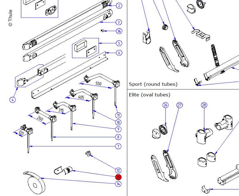 Shells for Bikeholders 10pcs