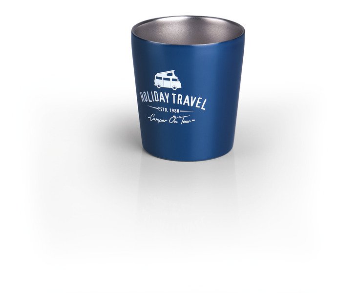 Stainless steel coffee mug 0,3l, HOLIDAY TRAVEL, set of 2