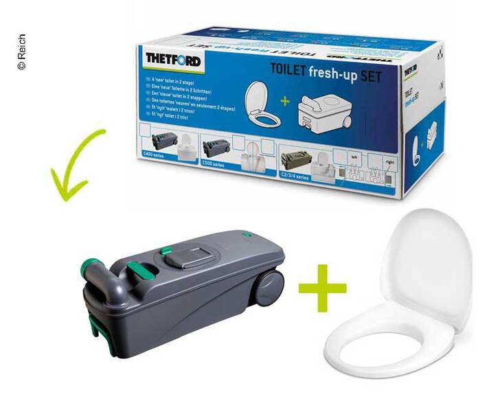 Toilett fresh-up Set Thetford C 400 ratastel