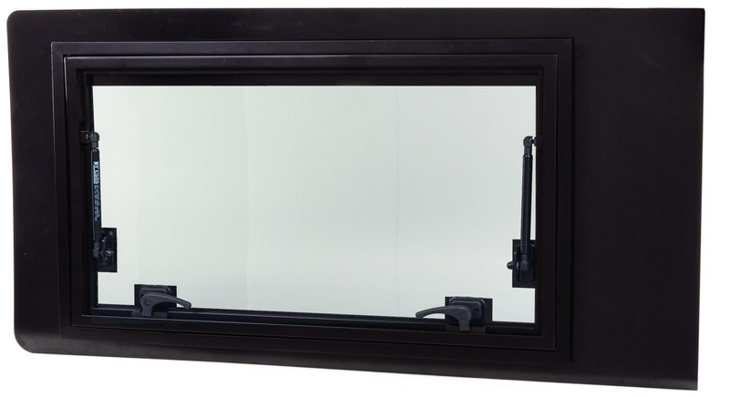 SAFETY GLASS HINGED WINDOWS FOR CAMPER VANS AND MAXIVANS