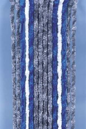 Kardinaribad autosuvila uksele, hall-sinine-valge, 56x205cm