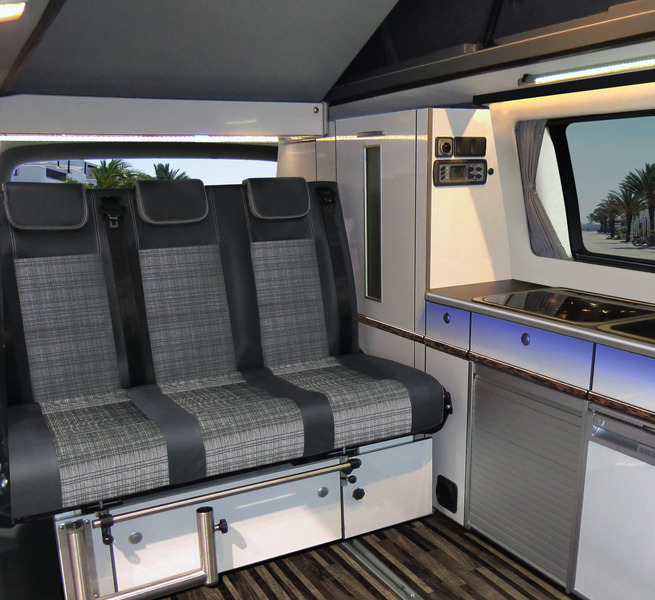 Upholstery Fabric - Automotive Upholstery Tunja Black/Grey