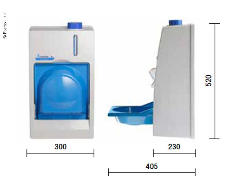 EberspÃ¤cher Handiwash 12V for hot and cold water 8,5l capacity