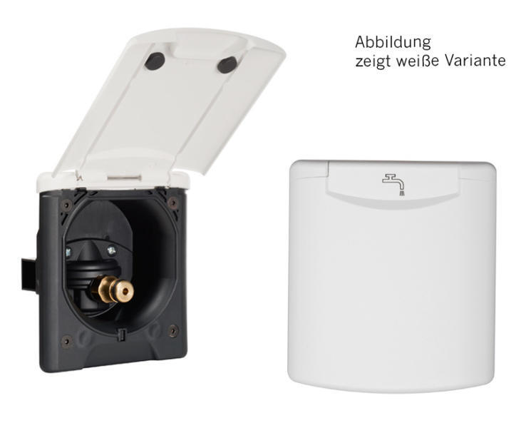 Veeühenduse sisend City, magnetklapiga, rõhu alandajaga, tumehall