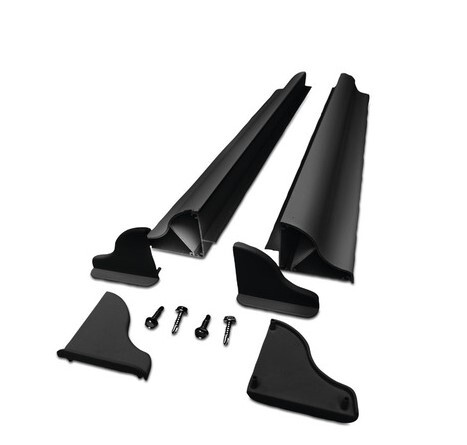 Solar panel mounting spoiler set width up to 550mm black