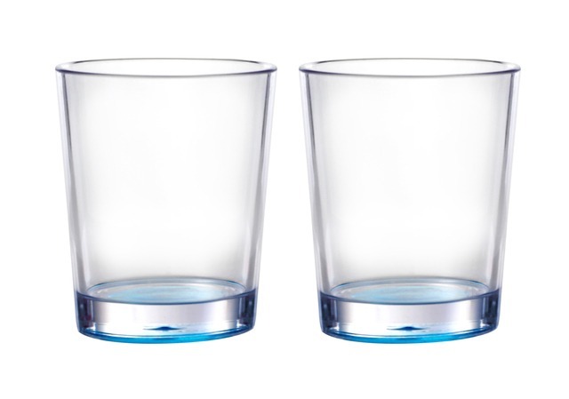 Klaaside 2-ne set Multicolor, 30 cl, sinine